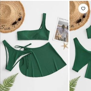 Womens green bikini